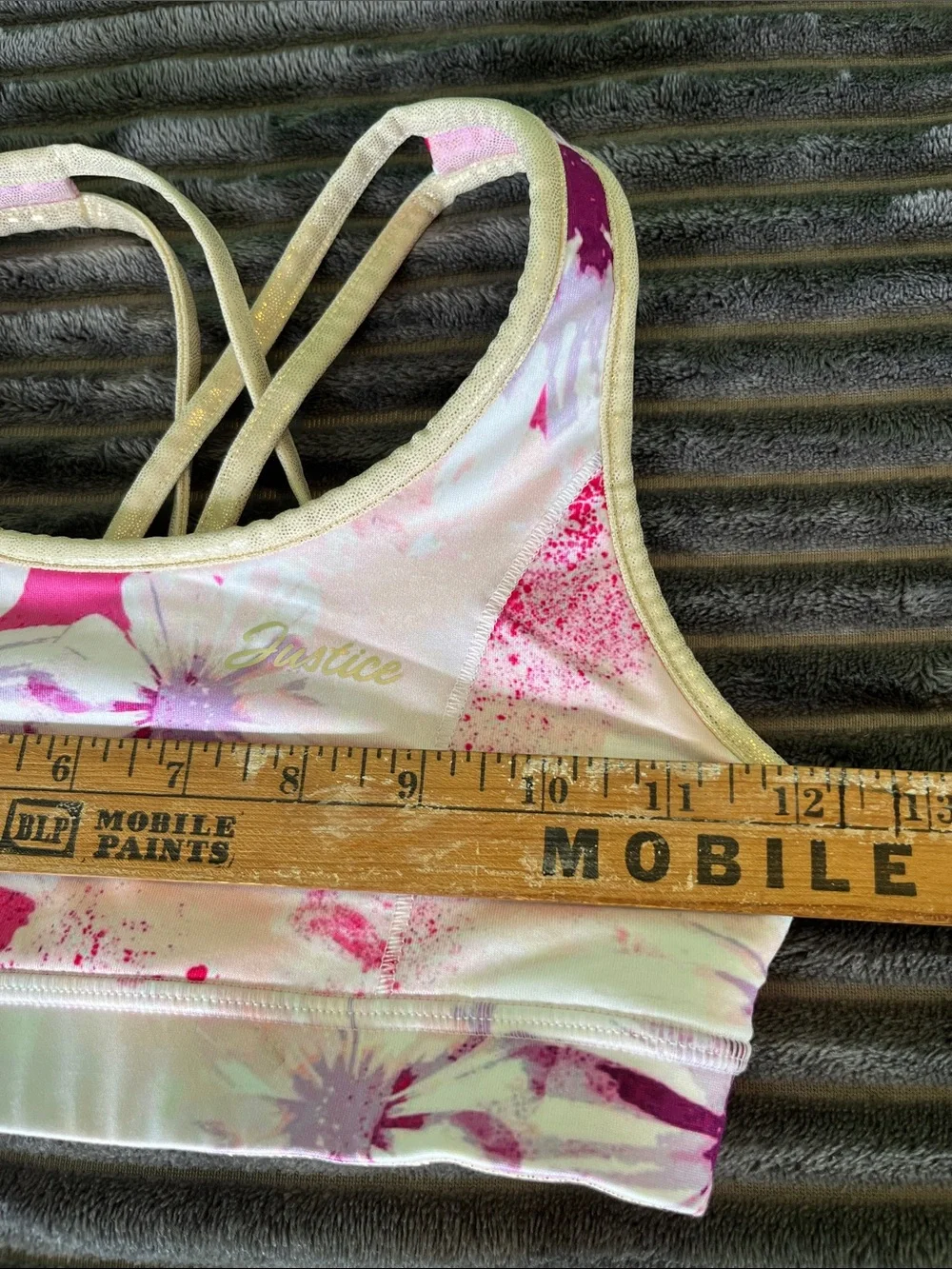 Justice reversible sports cami